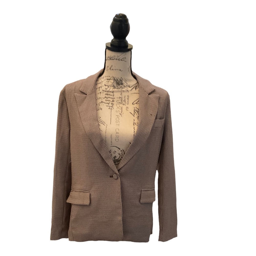Lulus Houndstooth Blazer